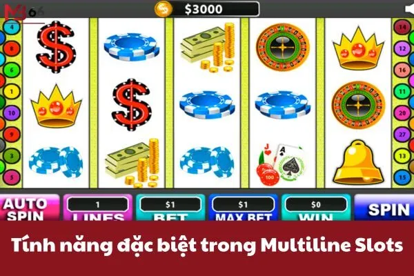 Tính năng đặc biệt trong Multiline Slots